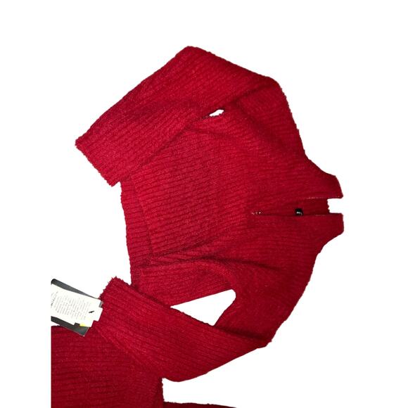 NWT Art Class Red Sweater Outfit Wide Leg Pants Size 7/8 Girls - Picture 2 of 4